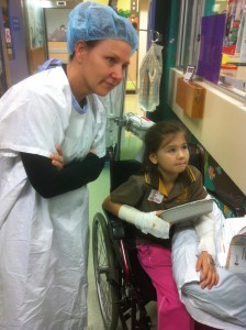 LilyO and her mother before going into surgery